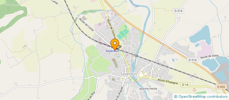 localisation de l'entreprise SCEA MICLAULISE à SAVERDUN