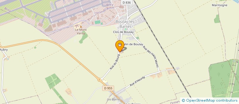 localisation de l'entreprise SCEA MINIERE à BOULAY-LES-BARRES