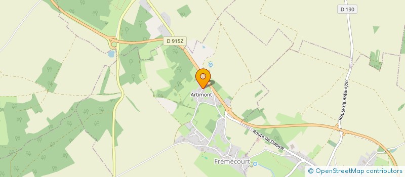 localisation de l'entreprise SCEA MLB AGRI  FREMECOURT