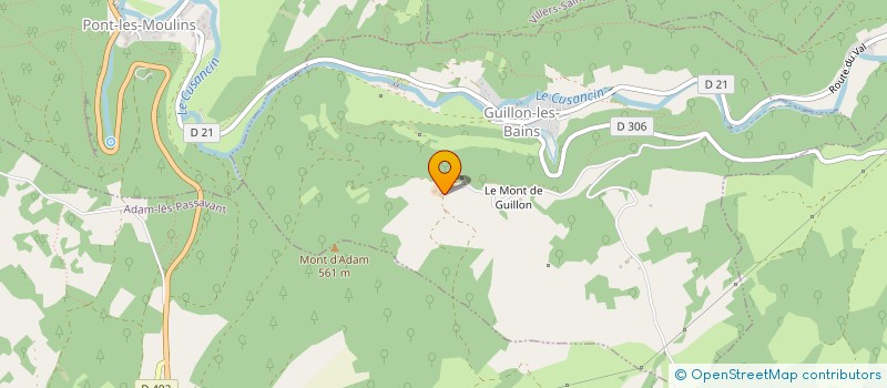 localisation de l'entreprise SCEA MOINE BUCHER à GUILLON-LES-BAINS