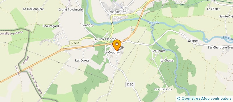 localisation de l'entreprise SCEA MOLITOR à INGRANDES