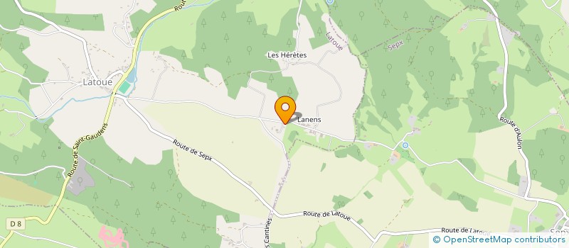 localisation de l'entreprise SCEA MONPLAISIR  LATOUE