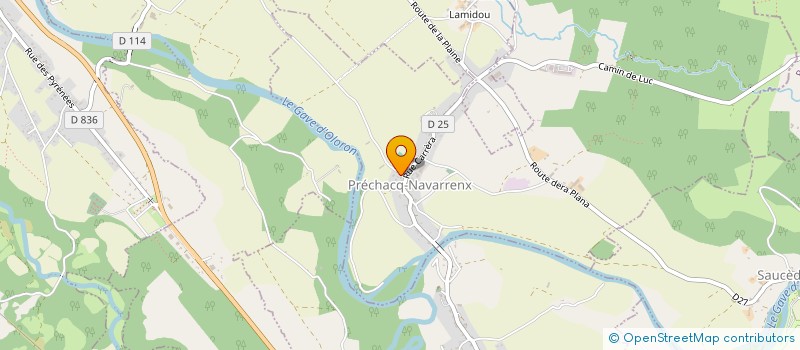 localisation de l'entreprise SCEA MONPOEY  PRECHACQ-NAVARRENX