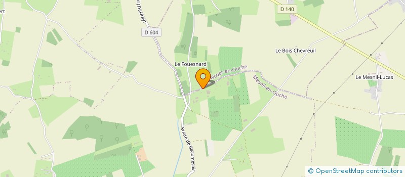 localisation de l'entreprise SCEA MONTIER  MESNIL-EN-OUCHE