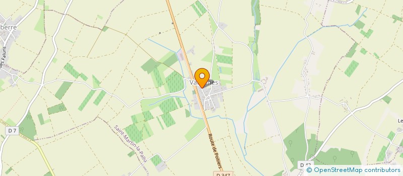 localisation de l'entreprise SCEA MONTPLAISIR  SAINT-MARTIN-LA-PALLU