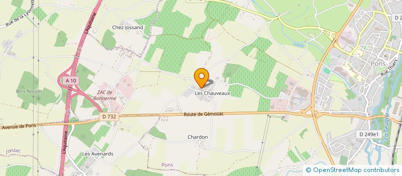 localisation de l'entreprise SCEA MOSSION MICHEL  PONS