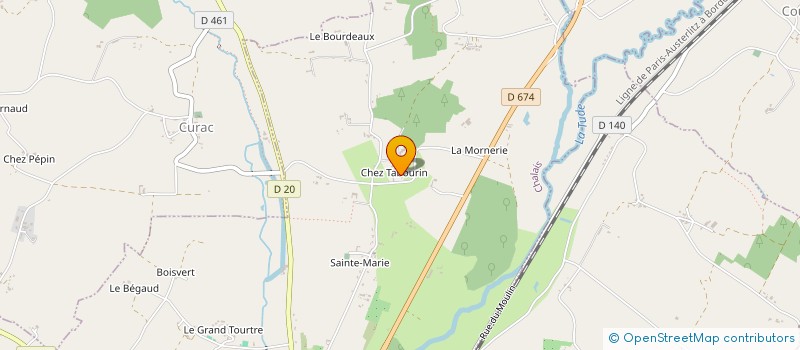 localisation de l'entreprise SCEA MOTY ET FILS à CHALAIS