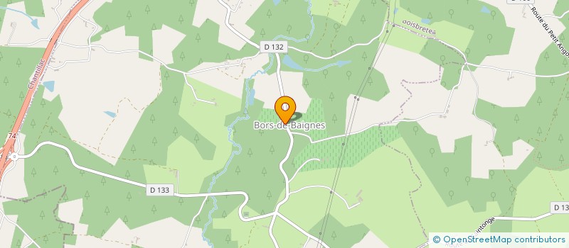 localisation de l'entreprise SCEA MOULIDARS à BORS (CANTON DE CHARENTE-SUD)
