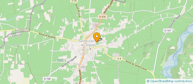 localisation de l'entreprise SCEA MOUN PANTAI  SAINTE-CECILE-LES-VIGNES