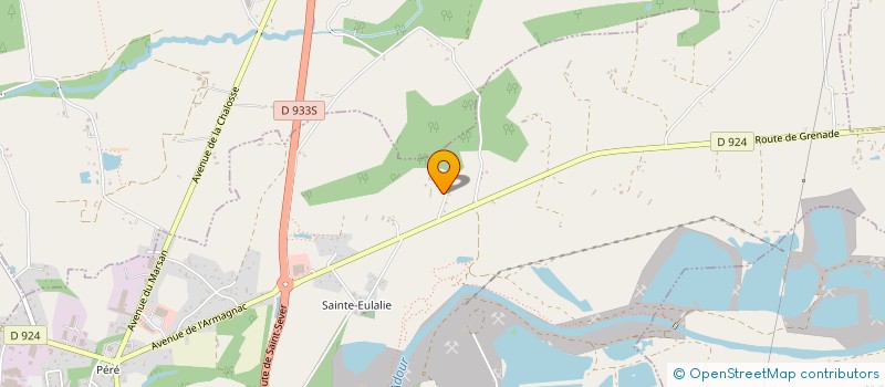 localisation de l'entreprise SCEA MOURET à SAINT-SEVER