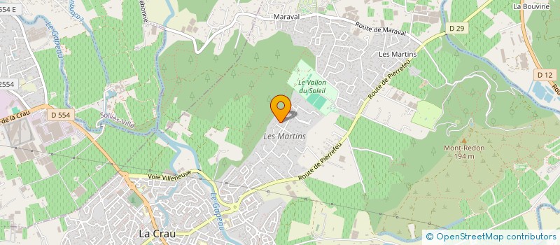 localisation de l'entreprise SCEA NASAGUI à LA CRAU