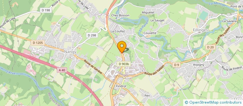 localisation de l'entreprise SCEA NAVILLE  FILLINGES