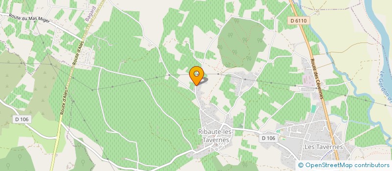 localisation de l'entreprise SCEA NIEL ET FILLES  RIBAUTE-LES-TAVERNES