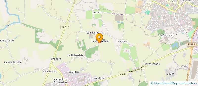 localisation de l'entreprise SCEA NIZAN à MORDELLES