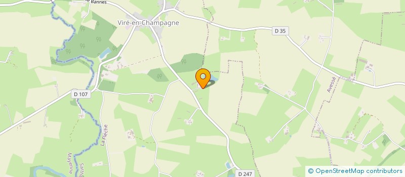 localisation de l'entreprise SCEA NOBILAIT à VIRE EN CHAMPAGNE