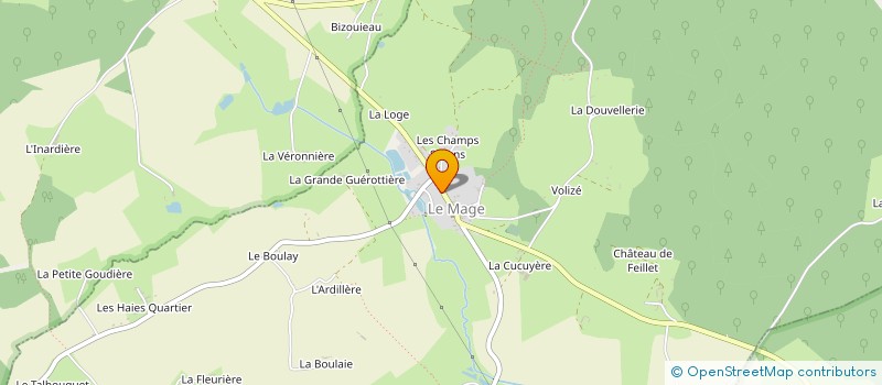 localisation de l'entreprise SCEA NORMANGUS à LE MAGE