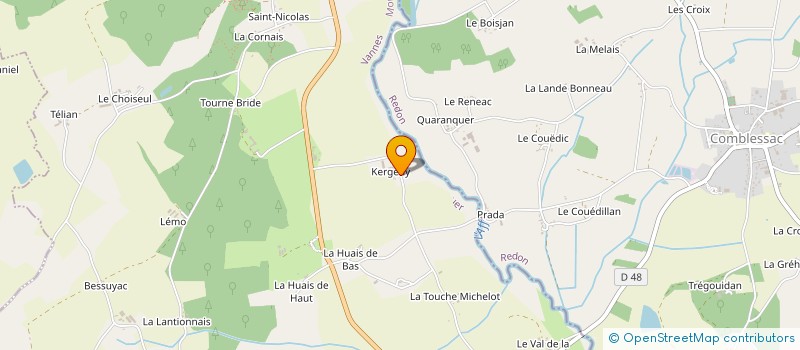 localisation de l'entreprise SCEA NOVALI  GUER