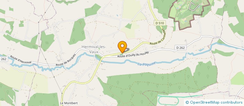 localisation de l'entreprise SCEA NOX à HERMIVAL-LES-VAUX