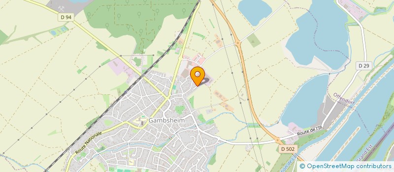 localisation de l'entreprise SCEA OBEREND  GAMBSHEIM