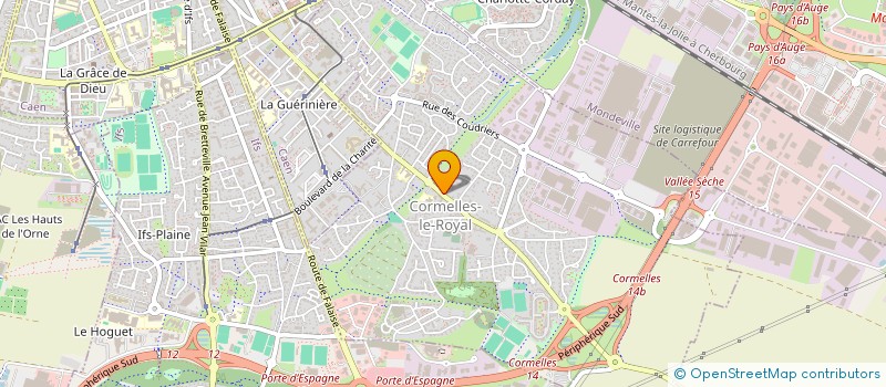 localisation de l'entreprise SCEA OBLIN  CORMELLES-LE-ROYAL