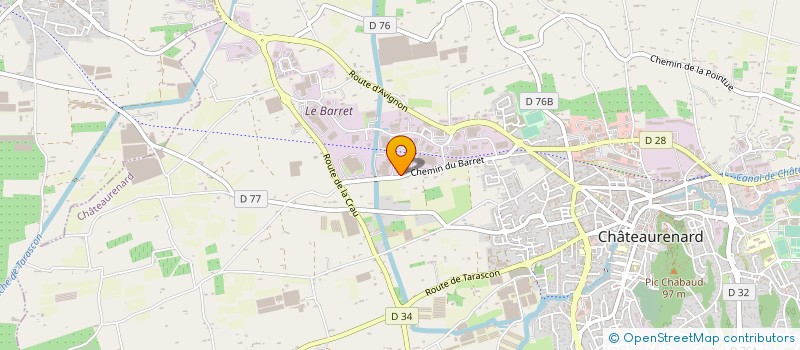 localisation de l'entreprise SCEA OBTIFRUITS à CHATEAURENARD