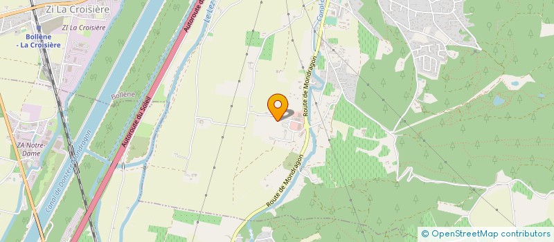 localisation de l'entreprise SCEA OCEA  BOLLENE