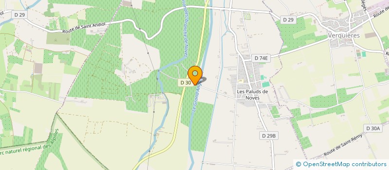 localisation de l'entreprise SCEA OLIVIA  NOVES