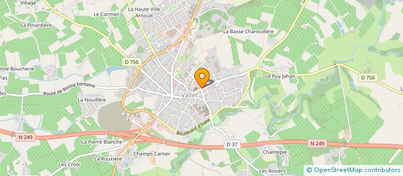 localisation de l'entreprise SCEA ORPALE à LA REGRIPPIERE