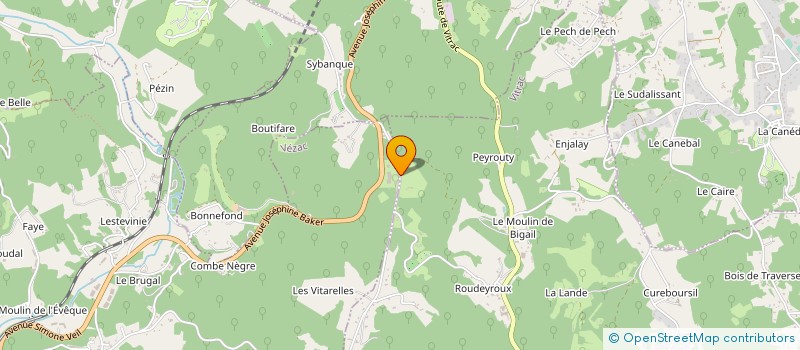 localisation de l'entreprise SCEA PALMI PERIGORD GASCOGNE à VEZAC