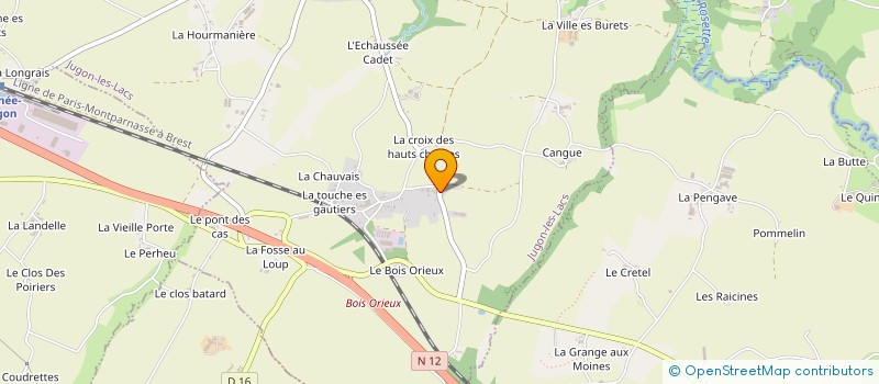 localisation de l'entreprise SCEA PALMYRE à JUGON-LES-LACS