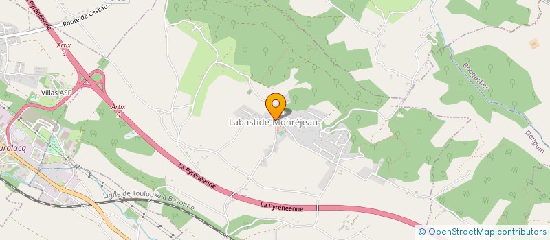 localisation de l'entreprise SCEA PANDELES  LABASTIDE-MONREJEAU