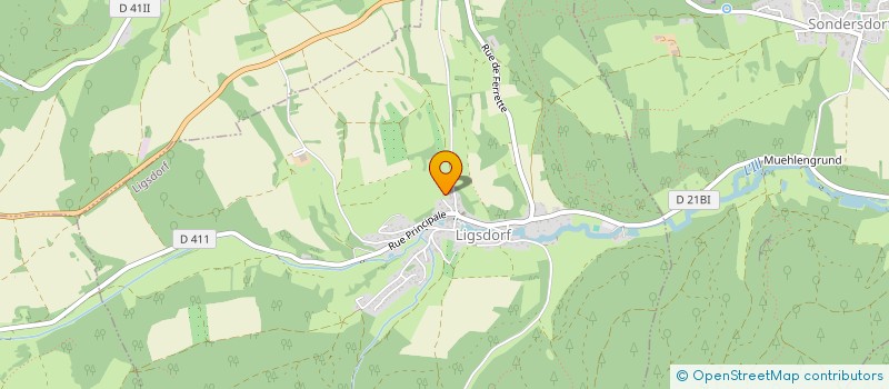 localisation de l'entreprise SCEA PARC D ALSACE  LIGSDORF