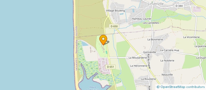 localisation de l'entreprise SCEA PARCS SAINT MICHEL à BLAINVILLE-SUR-MER