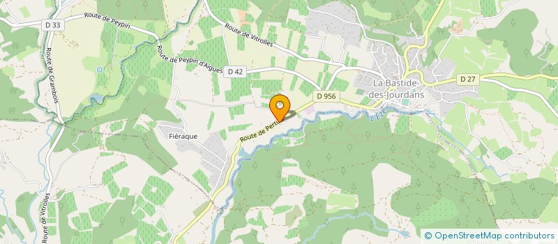 localisation de l'entreprise SCEA PARDINI  LA BASTIDE-DES-JOURDANS