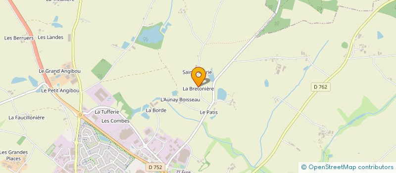 localisation de l'entreprise SCEA PASQUEREAU à MONTREVAULT-SUR-EVRE