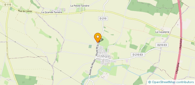 localisation de l'entreprise SCEA PASSEBON  MIGRE