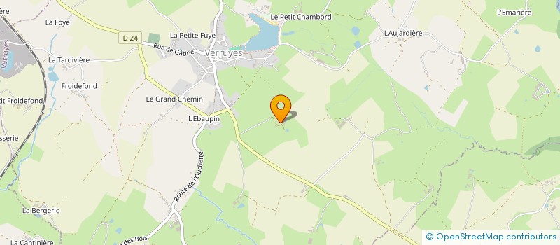 localisation de l'entreprise SCEA PASSEBON  VERRUYES