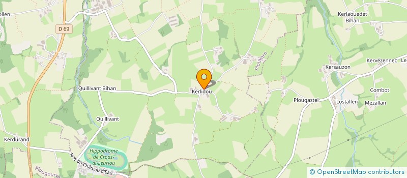 localisation de l'entreprise SCEA PAUGAM-ROUDAUT  PLOUVORN