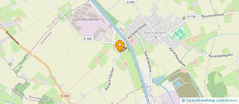 localisation de l'entreprise SCEA PAUL ET HENRI MORDACQ  BLARINGHEM