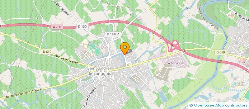 localisation de l'entreprise SCEA PAUMAR  SAINT-ANDRE-DE-SANGONIS