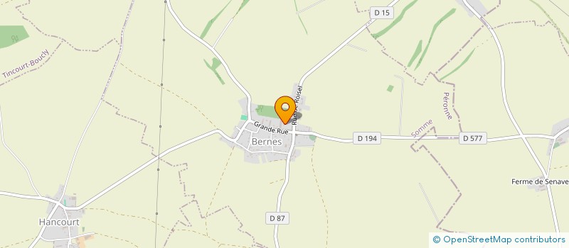 localisation de l'entreprise SCEA PAUX-BAYART  HERVILLY