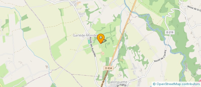 localisation de l'entreprise SCEA PELANNE-BOURG  GARLEDE-MONDEBAT