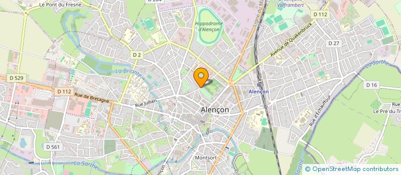 localisation de l'entreprise SCEA PEPINIERE BAHIER COULON à ALENCON