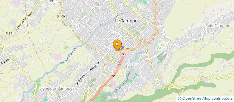 localisation de l'entreprise SCEA PEPINIERE PFO à LE TAMPON