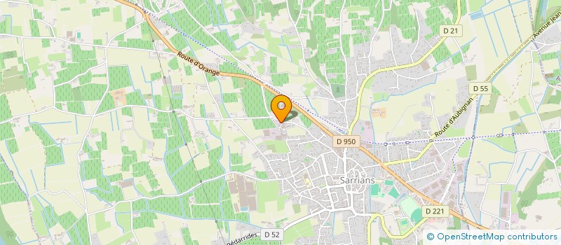 localisation de l'entreprise SCEA PEPINIERES BARNIER à SARRIANS