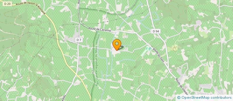 localisation de l'entreprise SCEA PEPINIERES BAUD à VAISON-LA-ROMAINE