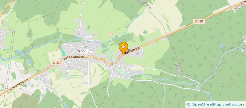localisation de l'entreprise SCEA PEPINIERES DES CARRIERES à DEYVILLERS