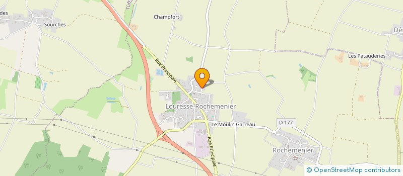 localisation de l'entreprise SCEA PEPINIERES DESVALLON à LOURESSE-ROCHEMENIER
