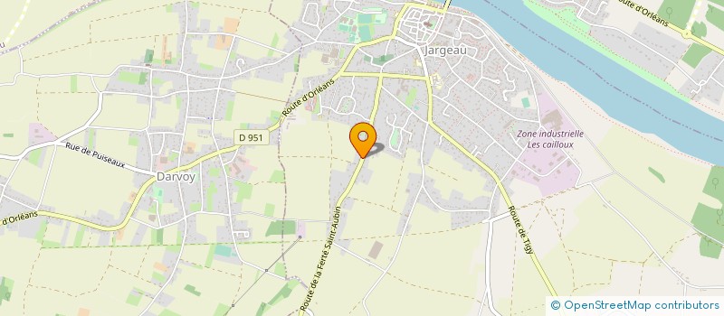 localisation de l'entreprise SCEA PEPINIERES DU VAL DE JARGEAU à FEROLLES
