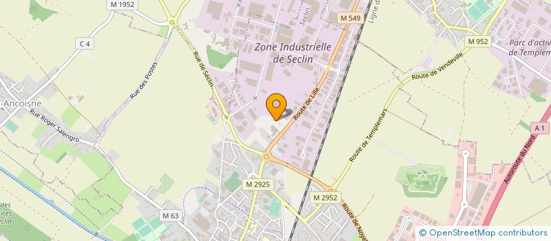 localisation de l'entreprise SCEA PEPINIERES HAMEAU à SECLIN